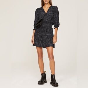 Rails Zana charcoal abstract animal dress